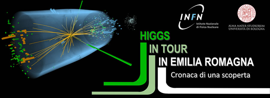 Poster Higgs in Tour in Emilia Romagna