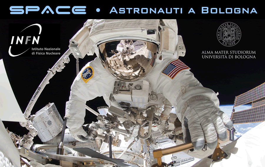 Poster evento Astronauti a Bologna