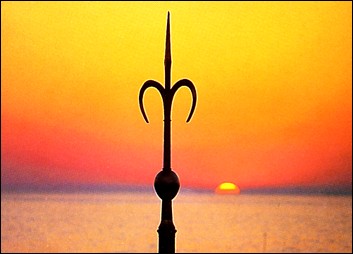 Foto tramonto a Trieste